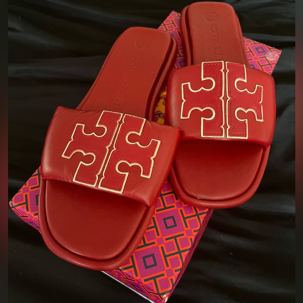 Brand New Tory Burch Double T Sport Slide❤️